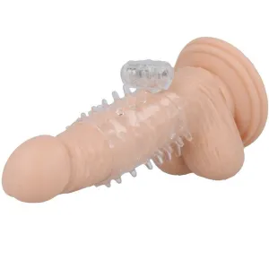Ring Transparent Vibrator Penis Cover von Casual Love