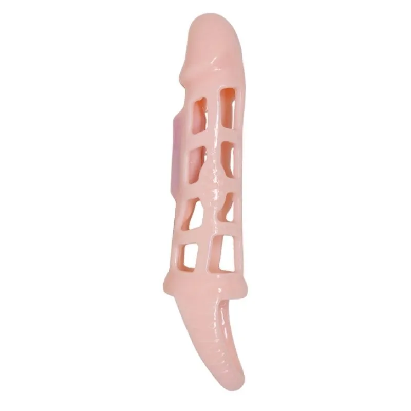 Penis Extender Cover mit Vibration und natürlichem Gurt 13,5 cm von Baile For Him | Fesselliebe.de