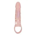 Penis Extender Cover mit Vibration und natürlichem Gurt 13,5 cm von Baile For Him