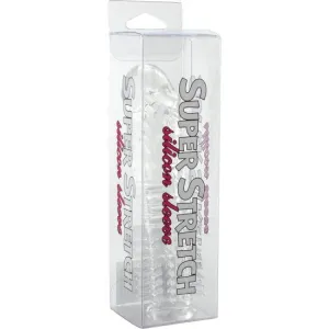 Strukturierte Silikon-Penishülle von Seven Creations