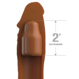 Pipedreams Hülse 20,32 cm + 5,00 cm Zoll Stecker Karamell von Fantasy X-Tensions | Fesselliebe.de