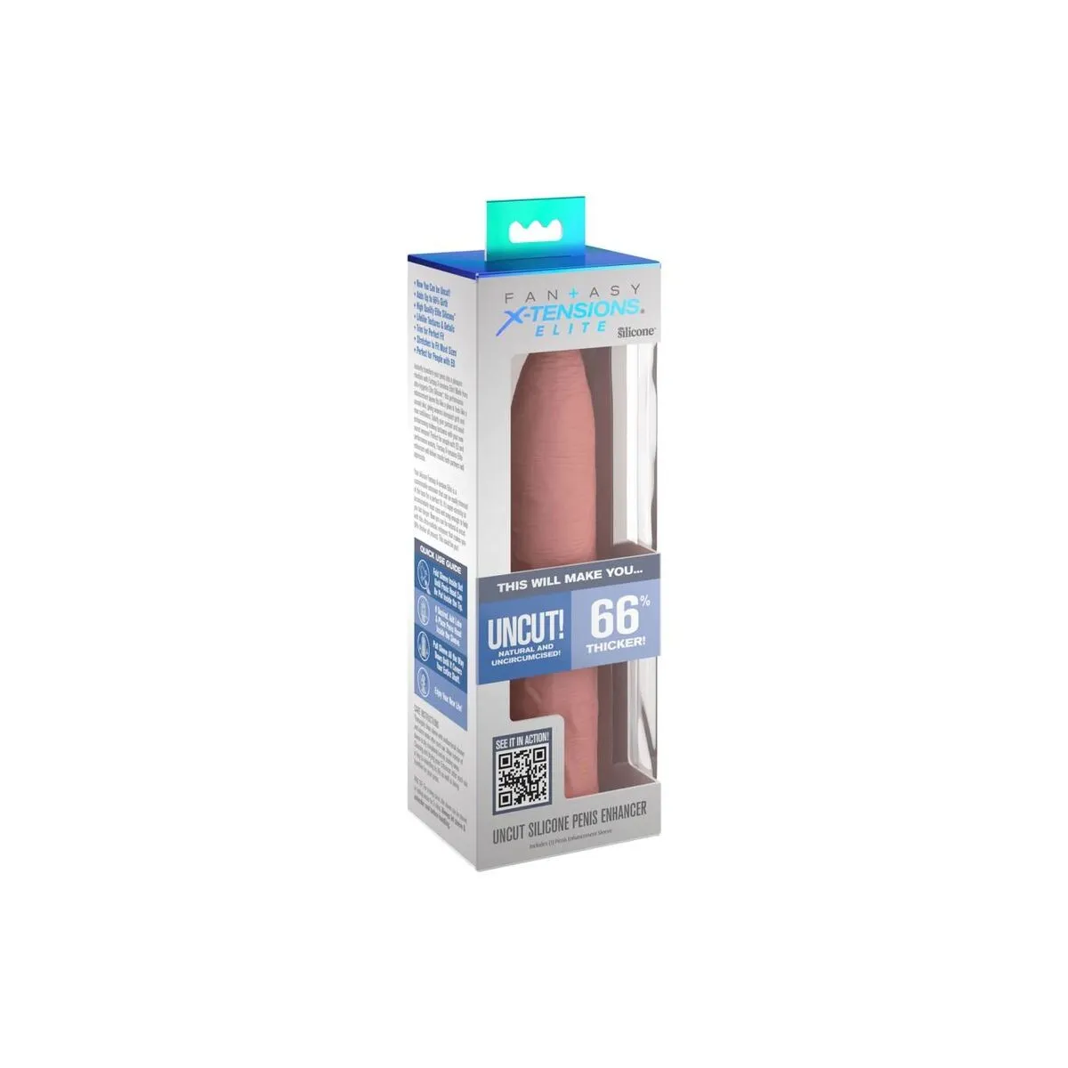 Pipedreams Verlängerungsarm Uncut 17,78 cm Haut von Fantasy X-Tensions | Fesselliebe.de