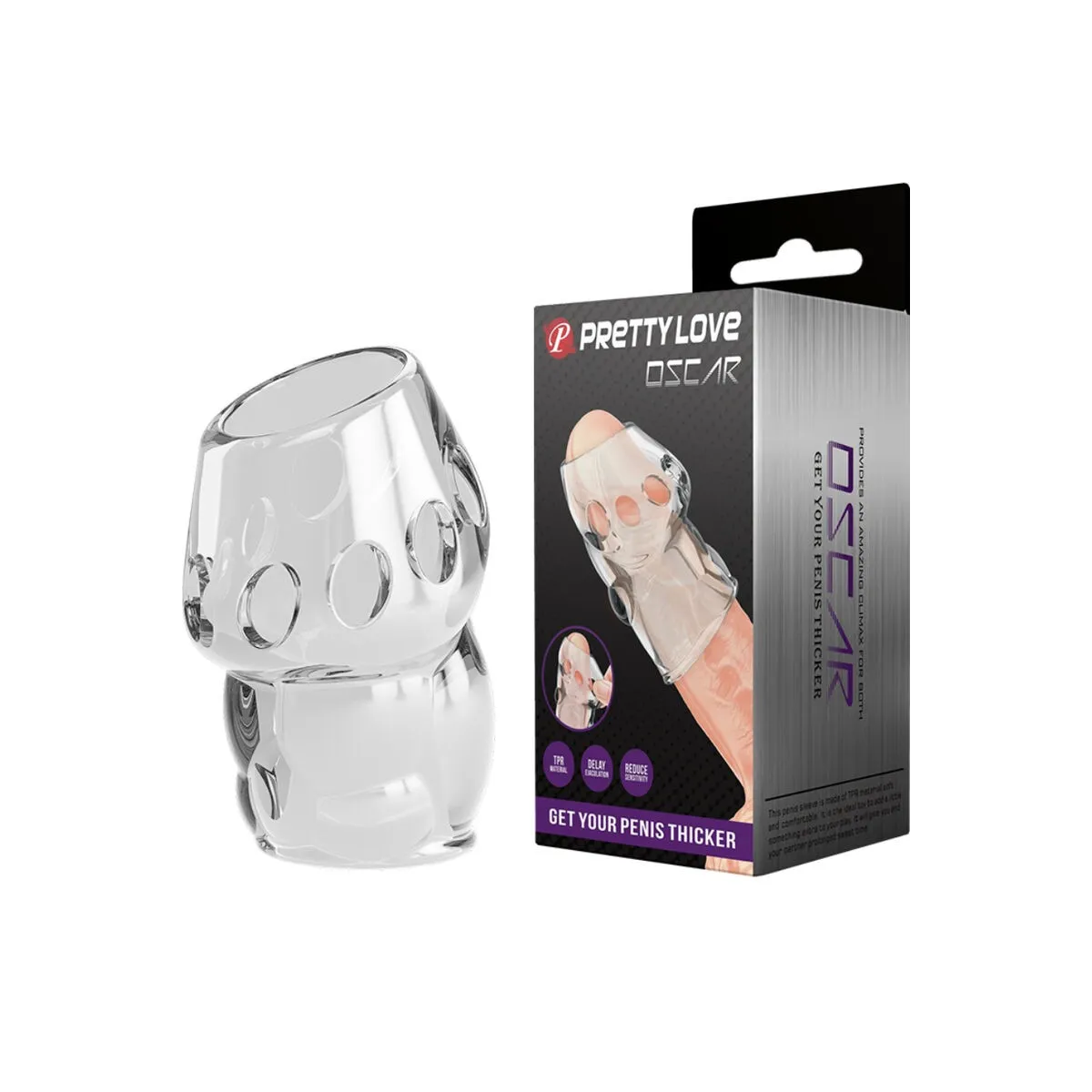 Oscar Transparenter Penisverdicker von Pretty Love Male | Fesselliebe.de