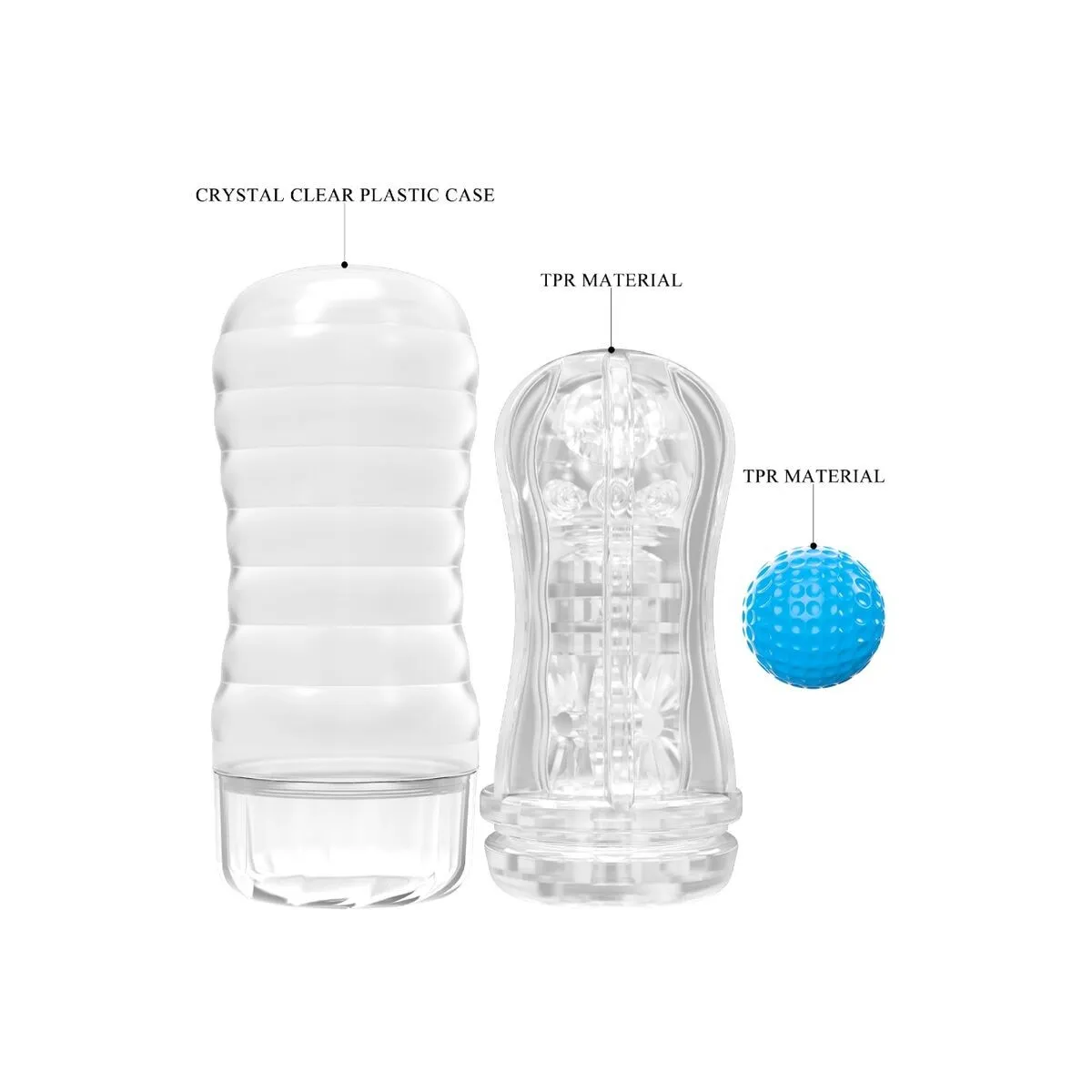 Planet Blue Masturbator-Hülle von Pretty Love Male | Fesselliebe.de