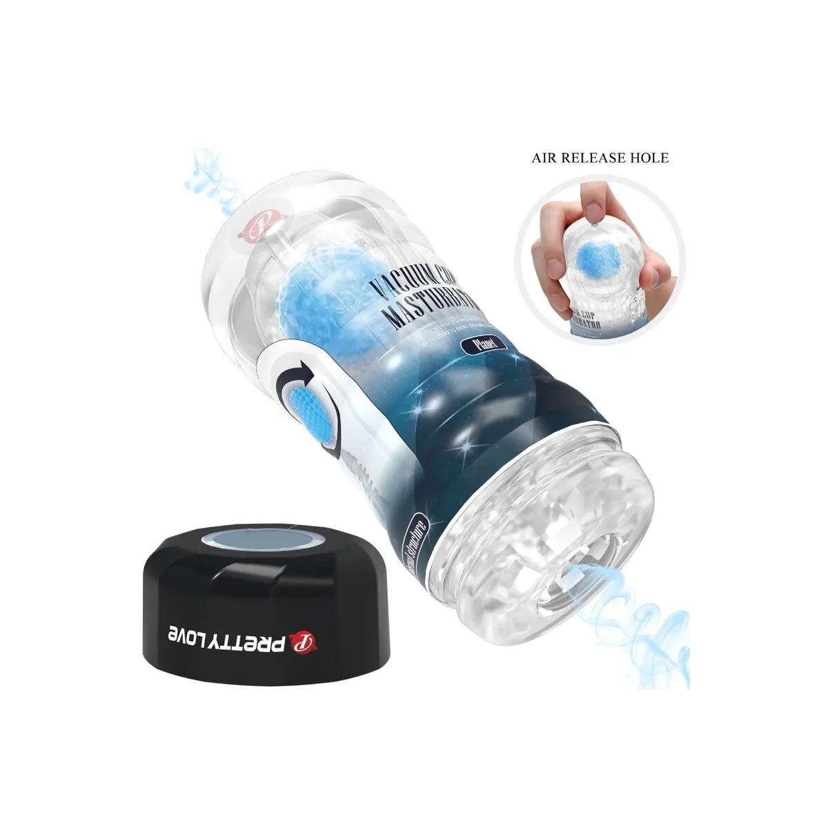 Planet Blue Masturbator-Hülle von Pretty Love Male | Fesselliebe.de