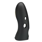 Marico Schwarze Elektrostimulator-Fingerhülle von Pretty Love Male | Fesselliebe.de