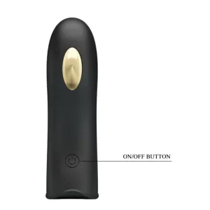 Marico Schwarze Elektrostimulator-Fingerhülle von Pretty Love Male