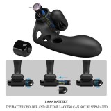 Orlando Schwarze Vibrator-Fingerhülle von Pretty Love Male | Fesselliebe.de