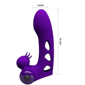 Orlando Purple Vibrator Fingerhülle von Pretty Love Male