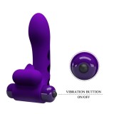 Orlando Purple Vibrator Fingerhülle von Pretty Love Male | Fesselliebe.de