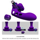Orlando Purple Vibrator Fingerhülle von Pretty Love Male | Fesselliebe.de