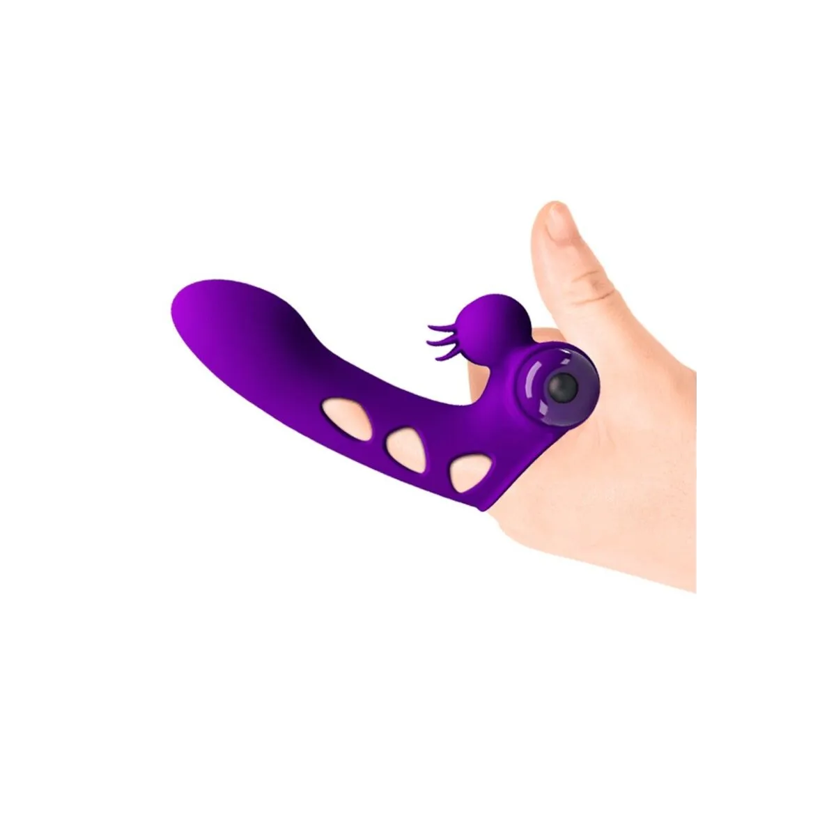 Orlando Purple Vibrator Fingerhülle von Pretty Love Male | Fesselliebe.de