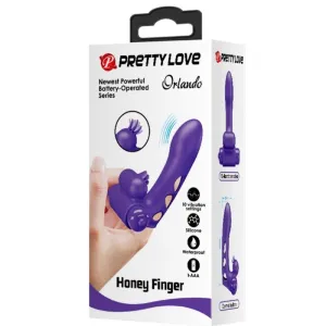 Orlando Purple Vibrator Fingerhülle von Pretty Love Male