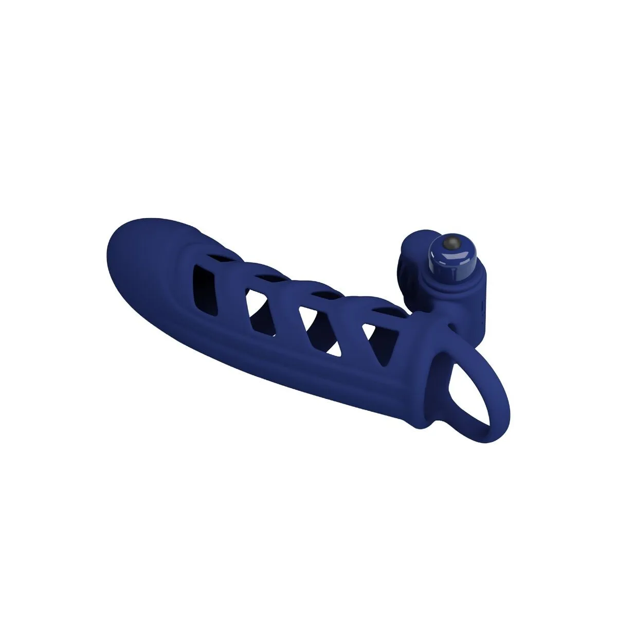 Altaf Vibratorring mit Silikonhülle Blau von Pretty Love Male | Fesselliebe.de