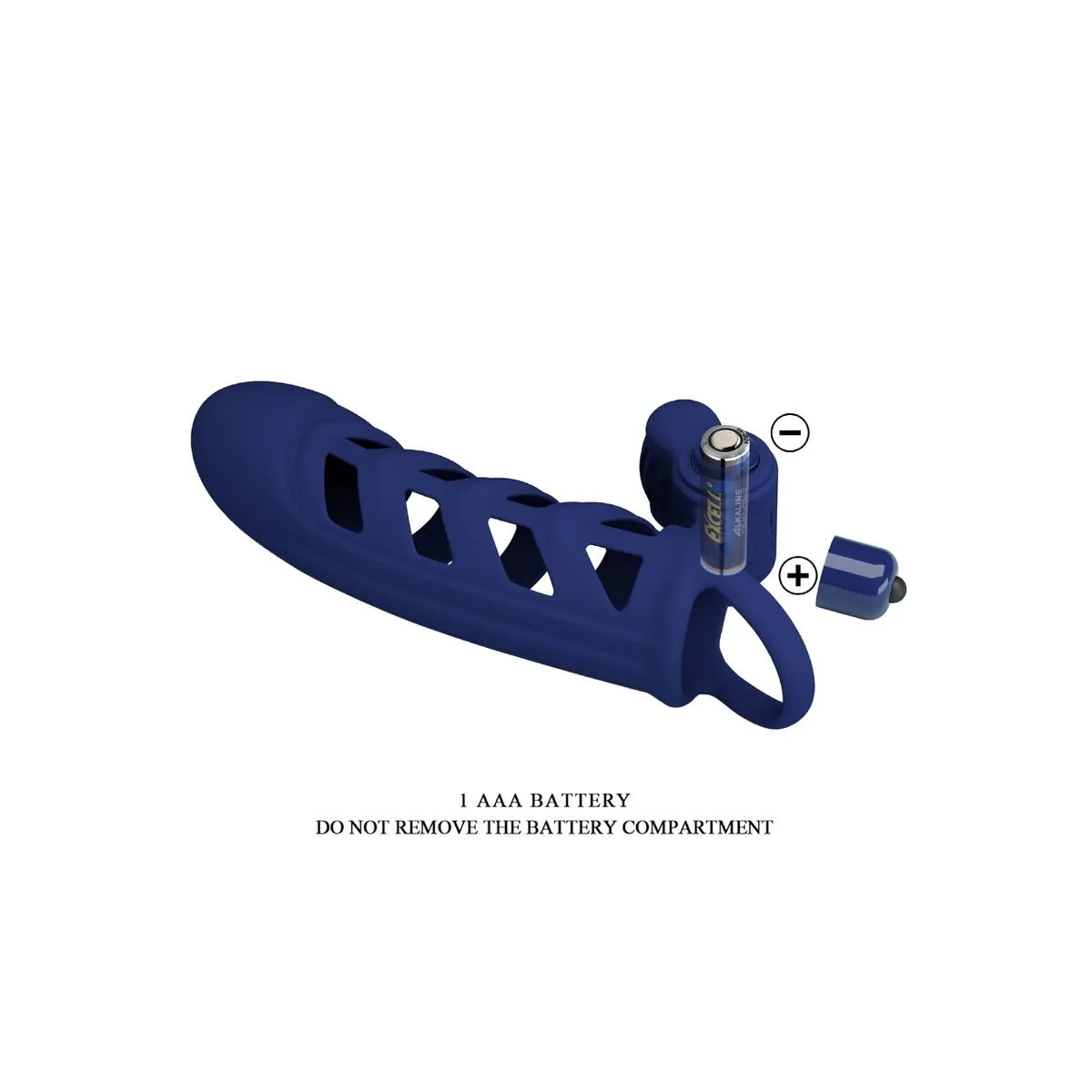 Altaf Vibratorring mit Silikonhülle Blau von Pretty Love Male | Fesselliebe.de