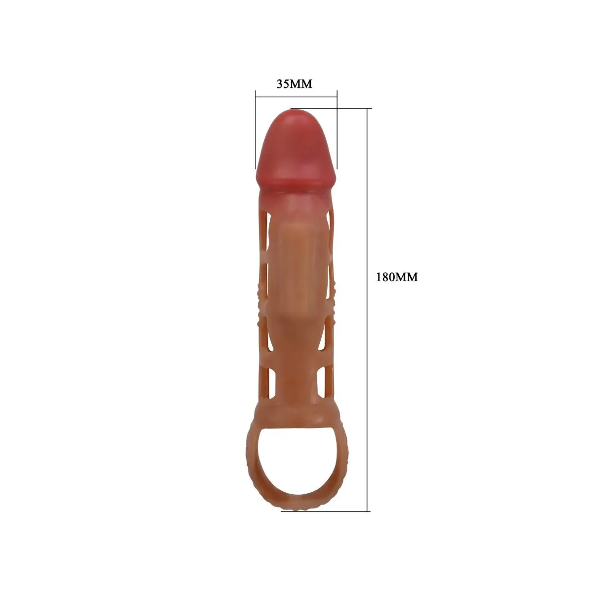 Preston Vibrierende Penishülle 18 cm von Pretty Love | Fesselliebe.de