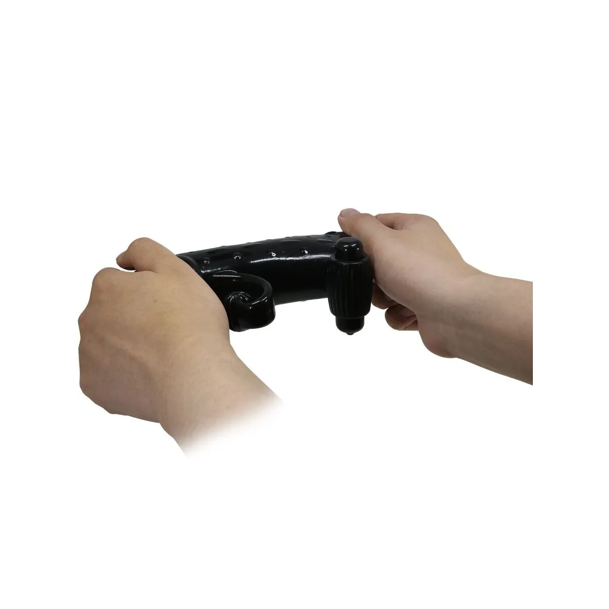Vibrierende Penishülle Schwarz von Romance | Fesselliebe.de
