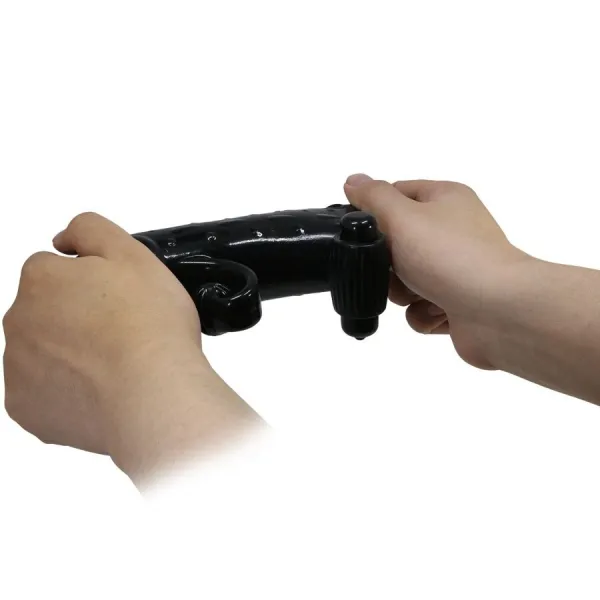 Vibrierende Penishülle Schwarz von Romance | Fesselliebe.de