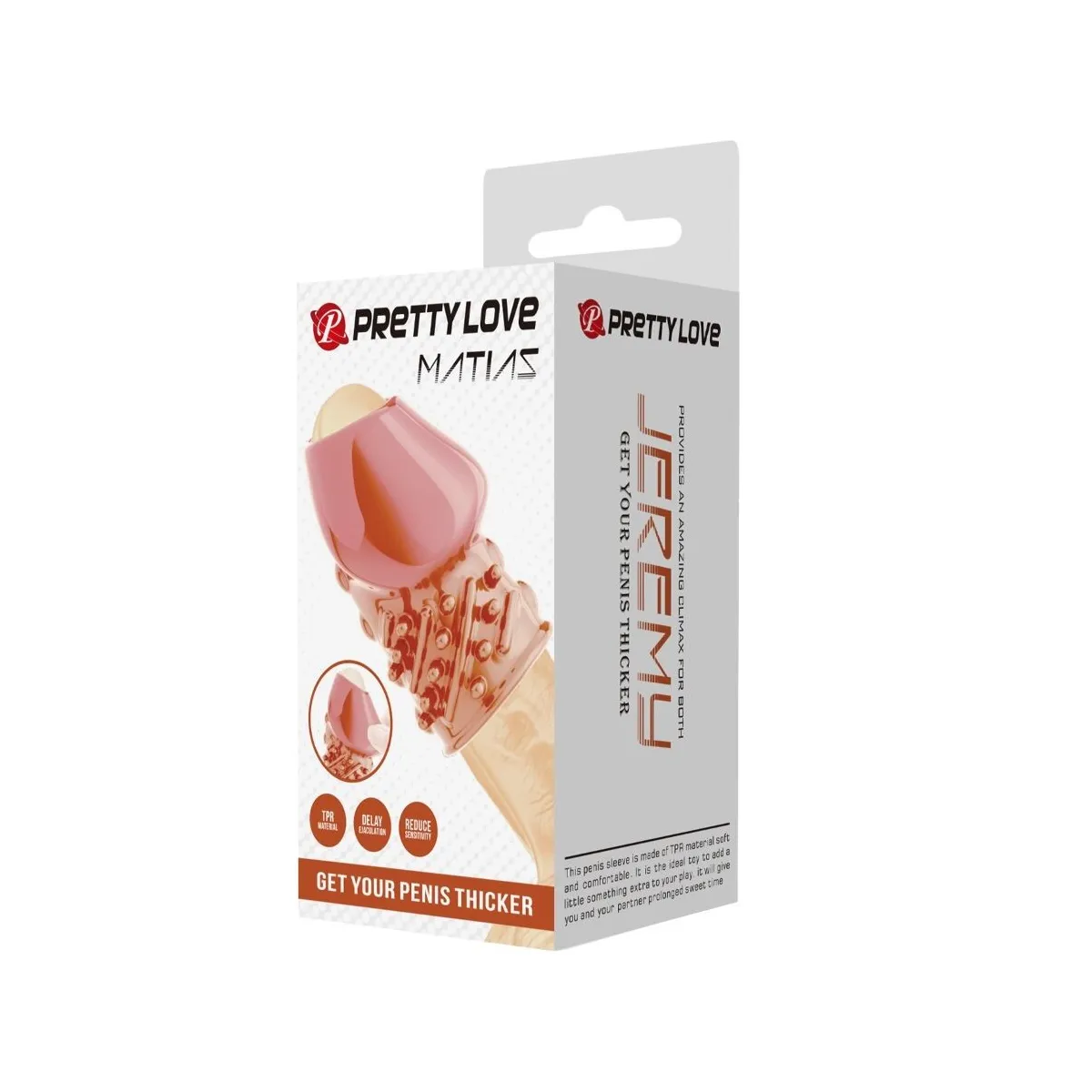 Matias Penis Dicker Rosa von Pretty Love Male | Fesselliebe.de