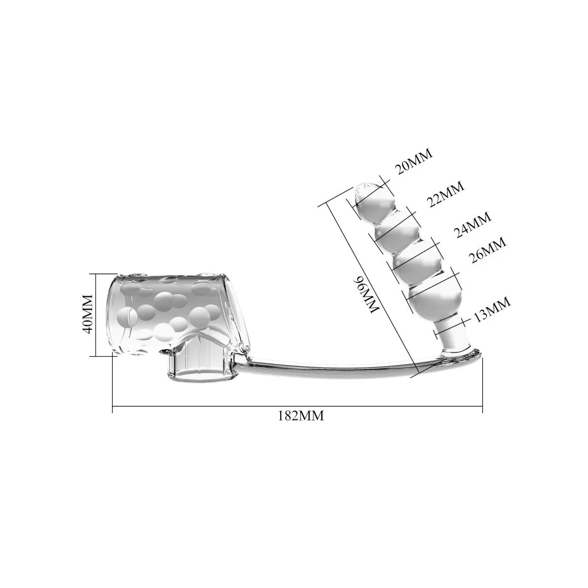 Penishülle mit Anal-Plug Transparent von Pretty Love Male | Fesselliebe.de