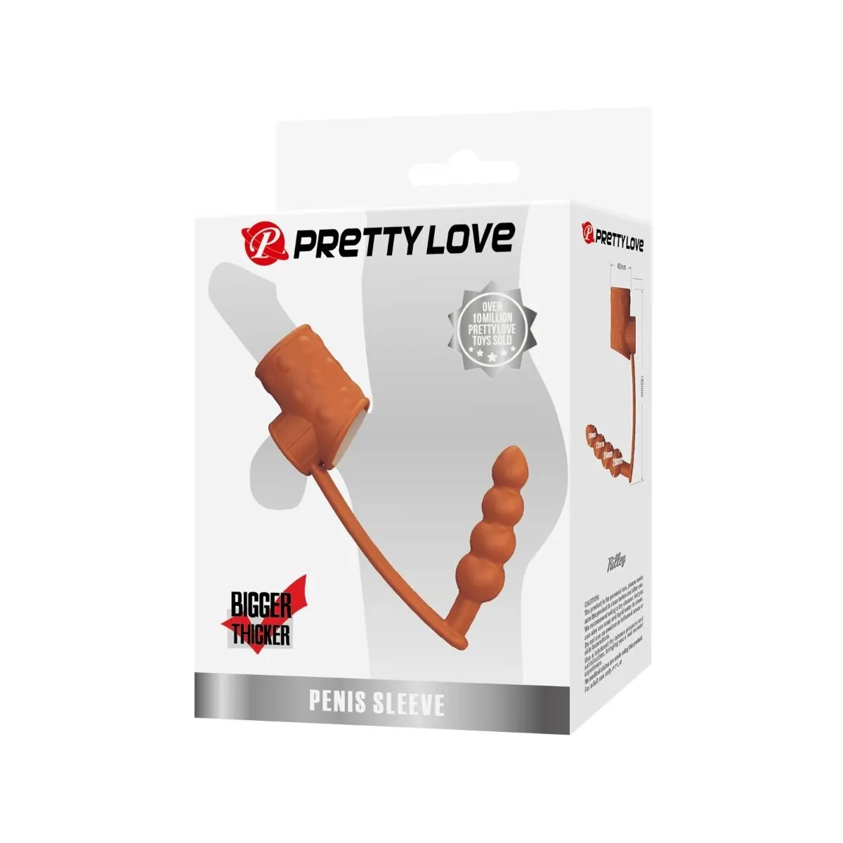 Penishülle mit Analplug Natur von Pretty Love Male | Fesselliebe.de