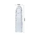 Lila Penishülle aus anpassbarem Silikon 13 cm von Baile For Him