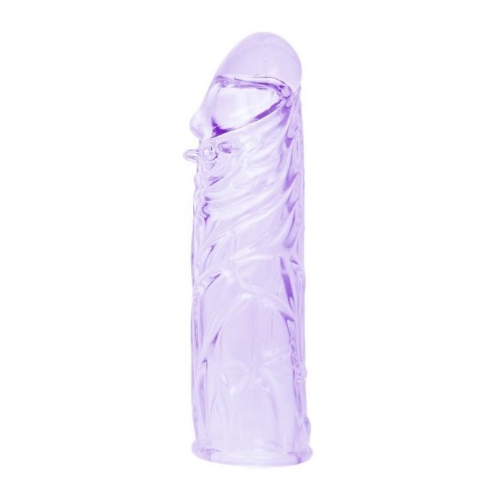 Lila Penishülle aus anpassbarem Silikon 13 cm von Baile For Him | Fesselliebe.de