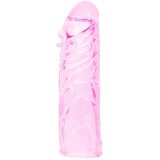 Rosa Stimulierende Penishülle aus Silikon 13 cm von Baile For Him | Fesselliebe.de