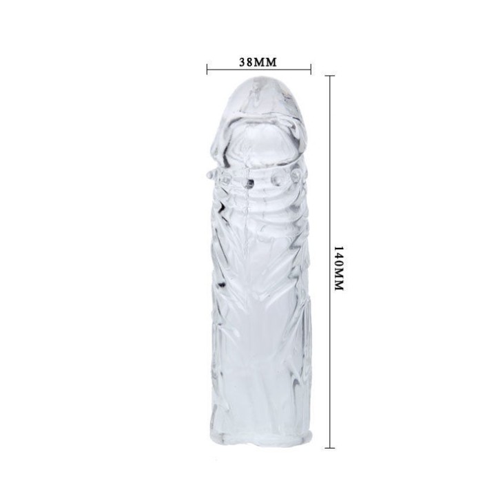 Transparente Silikonpenishülle 13 cm von Baile For Him | Fesselliebe.de