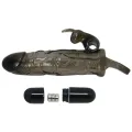 Brave Man Penisabdeckung mit Rabbit Schwarz 16,5 cm von Baile For Him