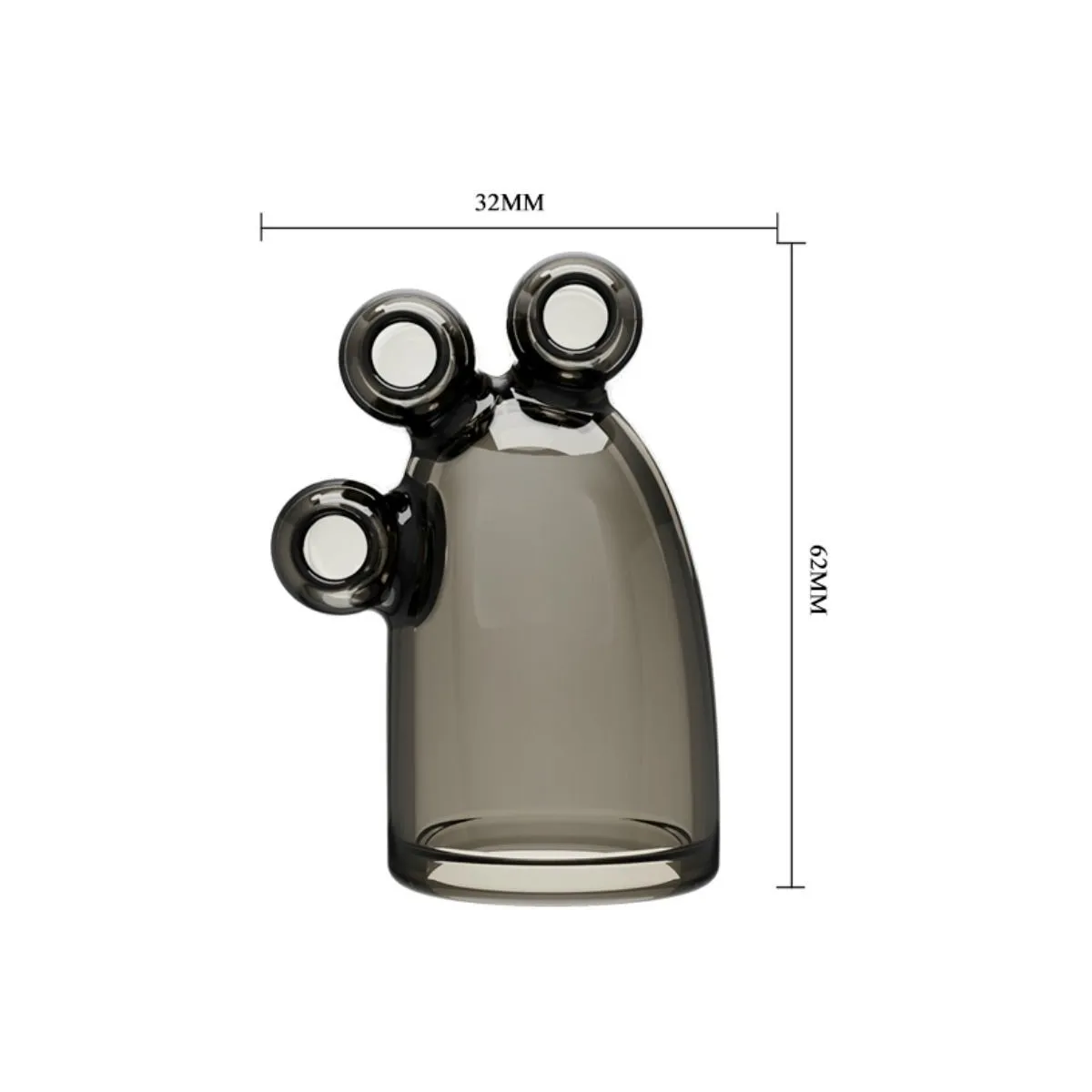 Vibrierende Abdeckung Vibrierende Kristallkappe Ii von Baile For Him | Fesselliebe.de