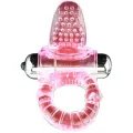 Sweet Abs 10 Rhythms Ring Rosa Vibrator Penisring von Baile For Him