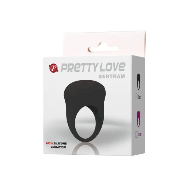 Bertram Schwarzer Vibratorring von Pretty Love Male | Fesselliebe.de