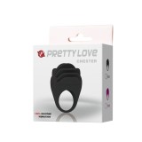 Chester Schwarzer Vibratorring von Pretty Love Male | Fesselliebe.de