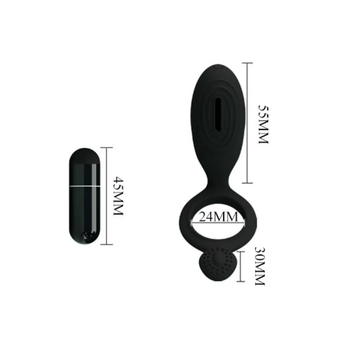 Ethel Vibrationsring mit Stimulator von Pretty Love Male | Fesselliebe.de