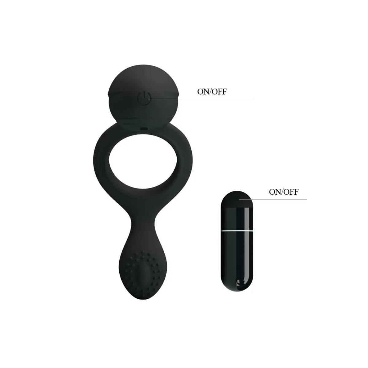 Ethel Vibrationsring mit Stimulator von Pretty Love Male | Fesselliebe.de
