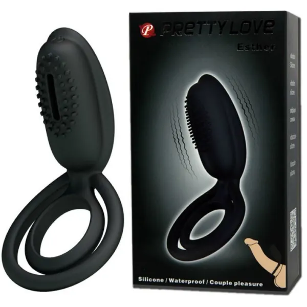 Esther Vibrationsring mit Stimulator von Pretty Love Male | Fesselliebe.de