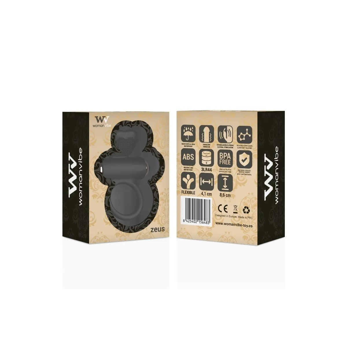 Zeus Silikone Vibrator Ring von Womanvibe | Fesselliebe.de