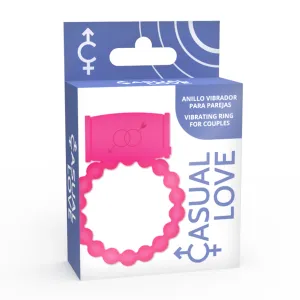 25 Rosa Vibratorring von Casual Love