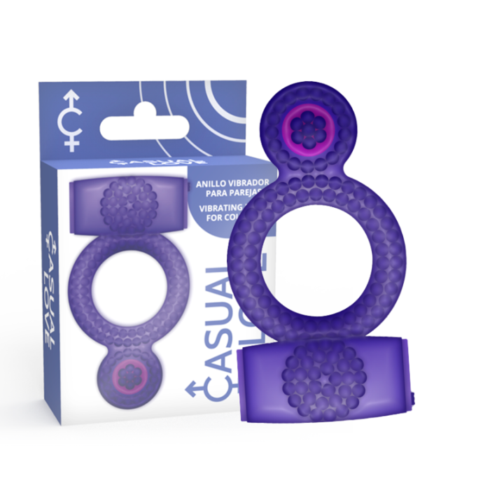 Ring Doppelter Genuss Lila Ring von Casual Love | Fesselliebe.de