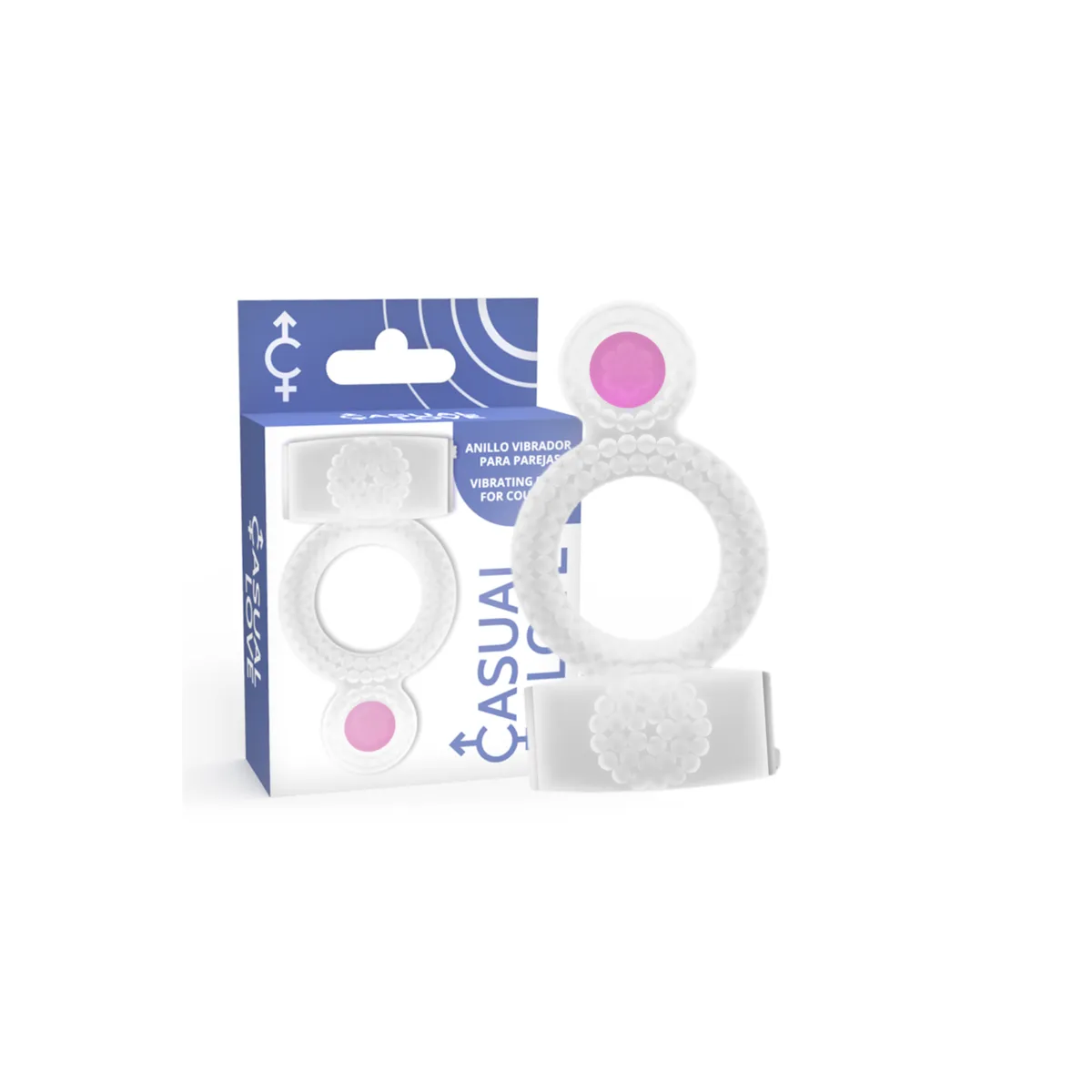 Ring Doppelter Genuss Transparenter Ring von Casual Love | Fesselliebe.de