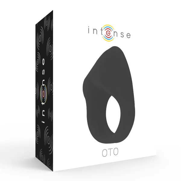 Oto Schwarzer wiederaufladbarer Vibratorring von Intense Couples Toys | Fesselliebe.de