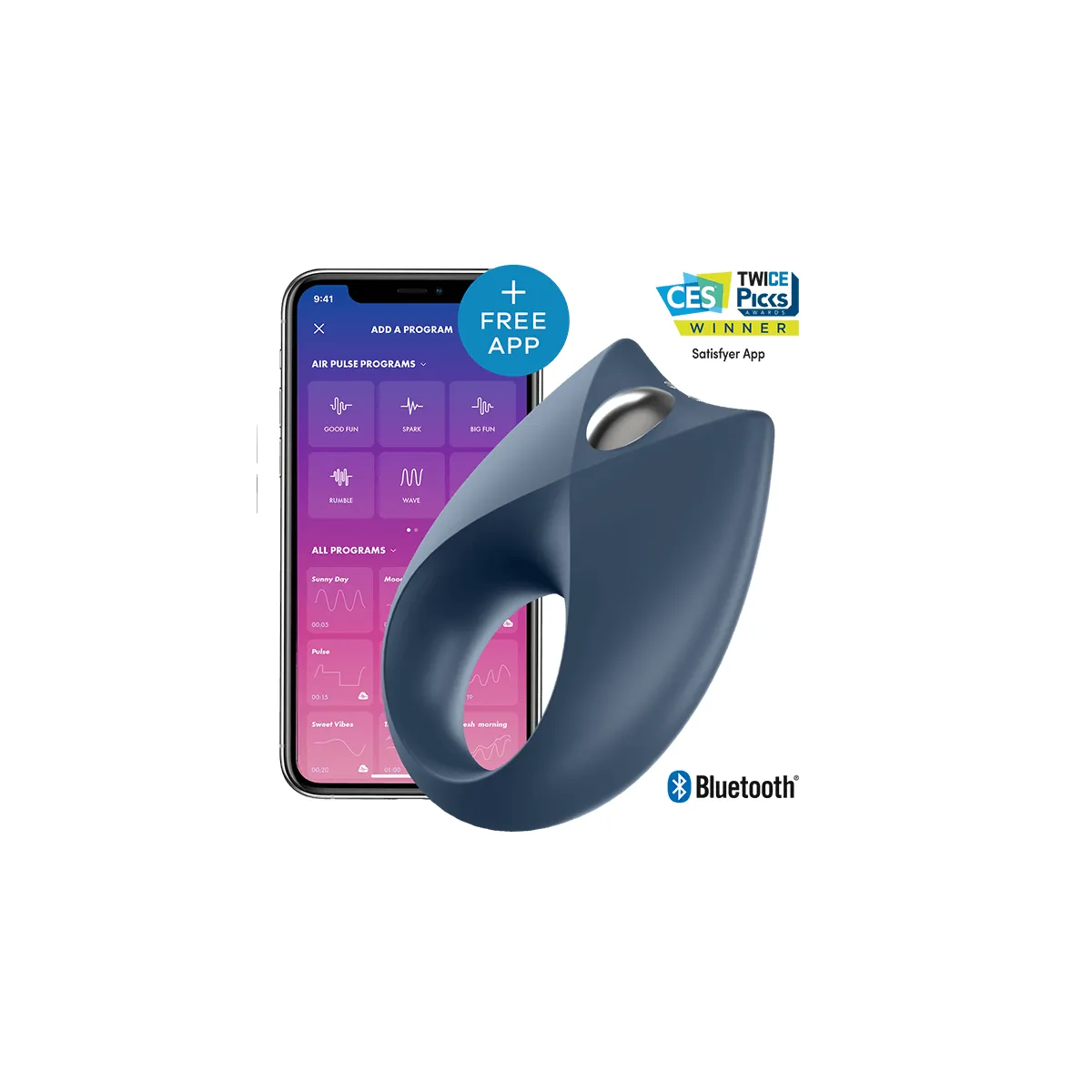 Leistungsstarke Royal One Vibrator Ring App von Satisfyer Connect | Fesselliebe.de