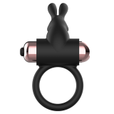 Cockring mit Vibrator Schwarz/ Gold von Coquette Toys | Fesselliebe.de