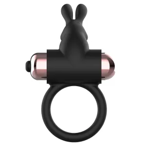 Cockring mit Vibrator Schwarz/ Gold von Coquette Toys
