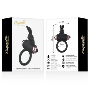 Cockring mit Vibrator Schwarz/ Gold von Coquette Toys