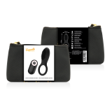 Cockring mit Fernbedienung wiederaufladbar Schwarz/Gold von Coquette Toys | Fesselliebe.de