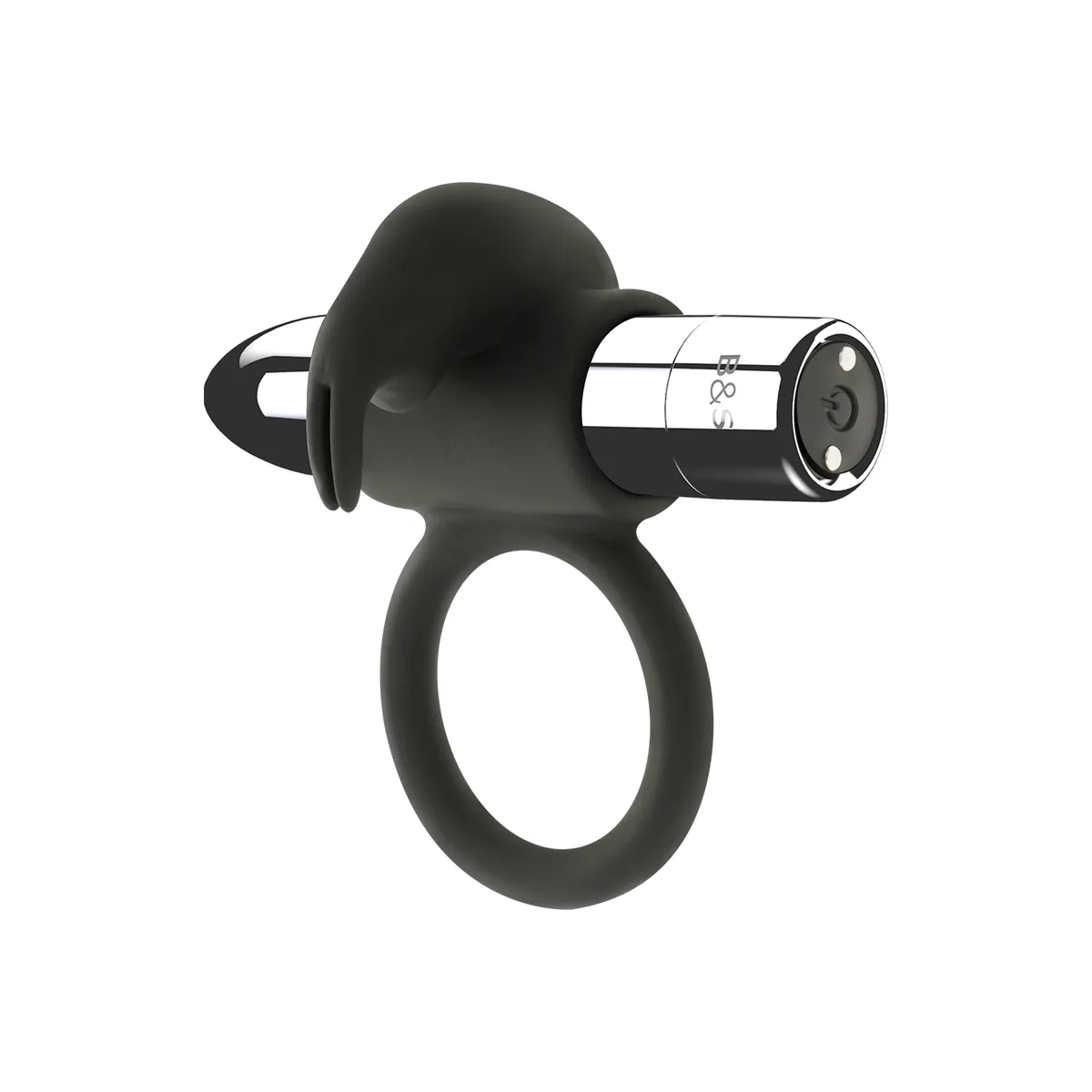 Burton wiederaufladbarer Ring 10 Vibrationsmodi von Black&Silver | Fesselliebe.de