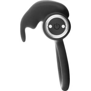 Burton wiederaufladbarer Ring 10 Vibrationsmodi von Black&Silver