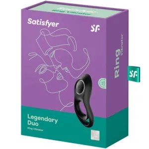 Legendrer Duoring Vibrator Schwarz von Satisfyer Ring